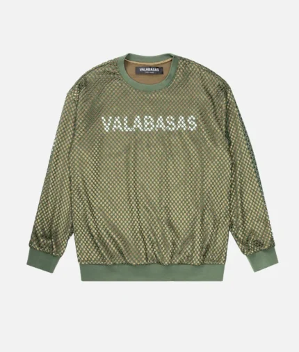 Valabasas Caviera Suede Green Sweater