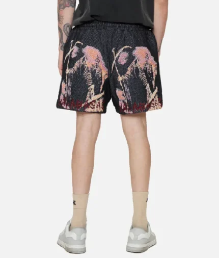 Valabasas Ghost Hands Black Tapestry Shorts