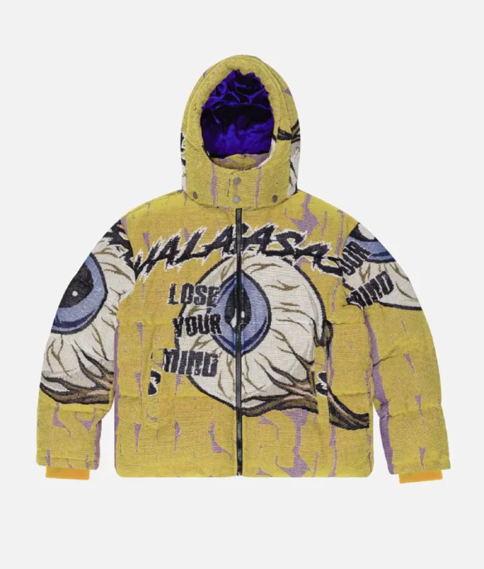 Valabasas-Iq-Yellow-Tapestry-Puffer-Jacket